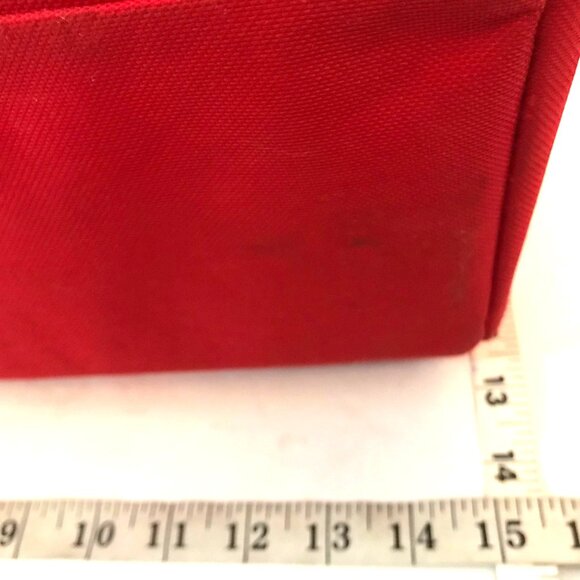 Reisenthel Shopper Large Nylon Tote Bag Zip Up Double Handle 15 X 14 Red Grocery - Picture 9 of 9